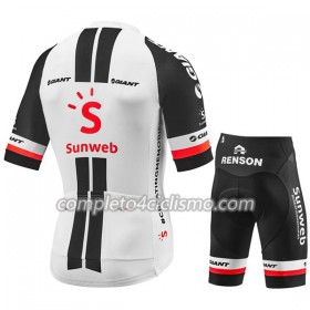 Completo Maglia Ciclismo + Pantaloncino 2018 Team Sunweb Bambino N001